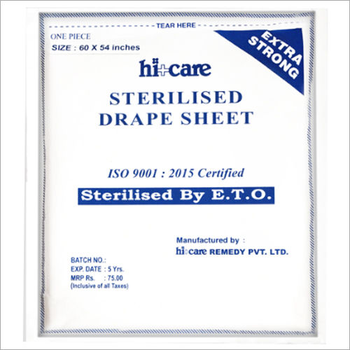 White Sterilized  Large Drape Sheets