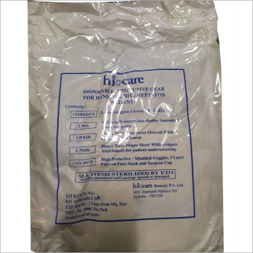 White Disposable Protective Gear Kit