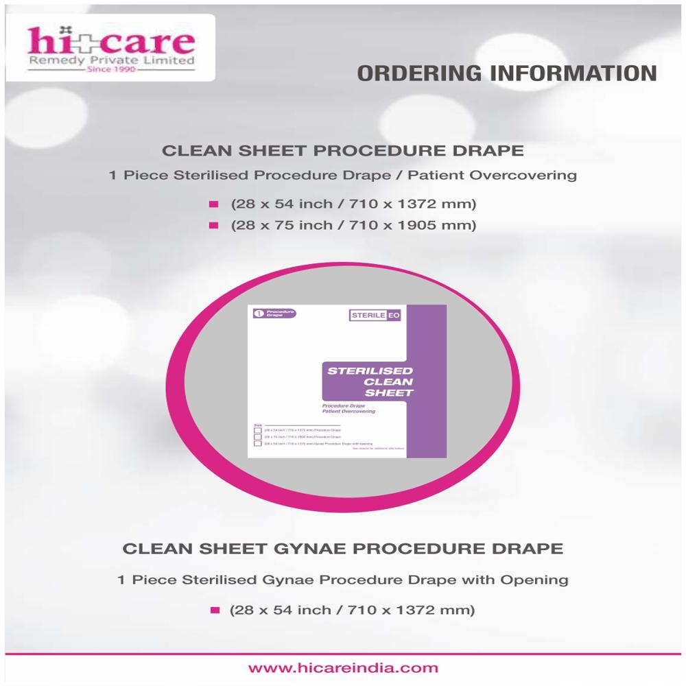 Disposable Clean Sheet - Non-Woven, 28" x 54"/28" x 75" | Medical Grade, Sterile, Water Resistant, 12 Pieces per Box