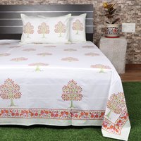Handmade Printed Cotton Bedsheet