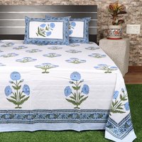 Sanganeri Block Printed Bedsheet