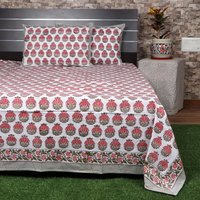 Sanganeri Block Printed Bedsheet