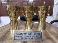 Brass Gold Engraved Chalice And Paten Church Supplies