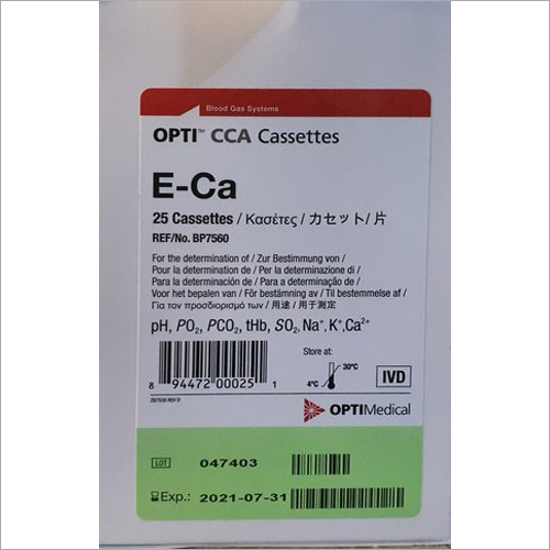 Opti CCA Cassettes for Blood Gas