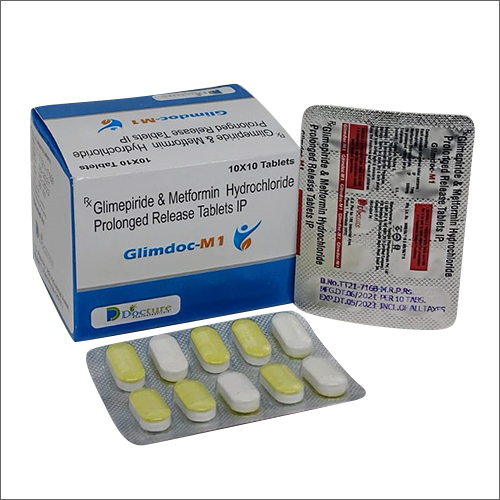 Glimepiride And Metformin Hydrochloride Prolonged Release Tablets IP