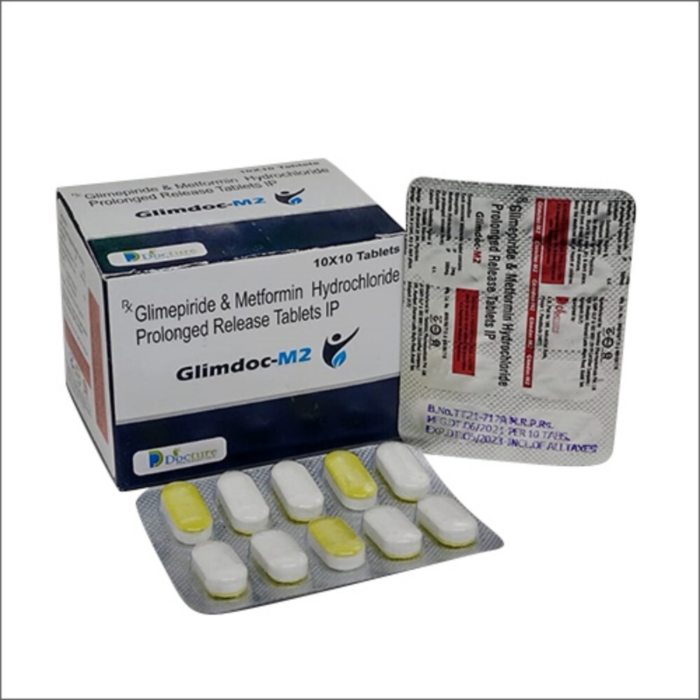 Glimepiride Metformin Hydrochloride Tablet - Recommended For: As Per Doctor Recommendation