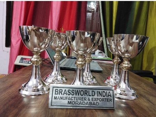Brass Silver Holy Chalice Made From Brassworld India Church Supplies