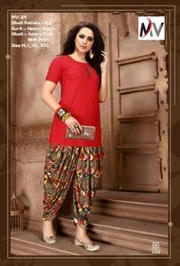 FANCY RAYON DHOTI-KURTI COLLECTION