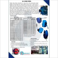 Auto Rewind Air Hose Reel - Air Consumption: 10 Bar To 30 Bar