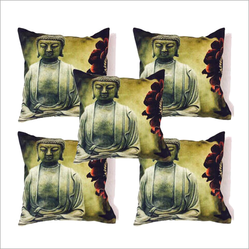 Lord Budha Printed Cushion