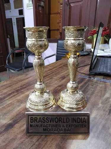 Brass Golden New Classic Chalice And Paten Church Supplies
