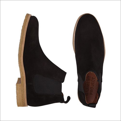 Black Suede Shoe By ANGELIFY MULTINATIONAL PRIVATE LIMITED