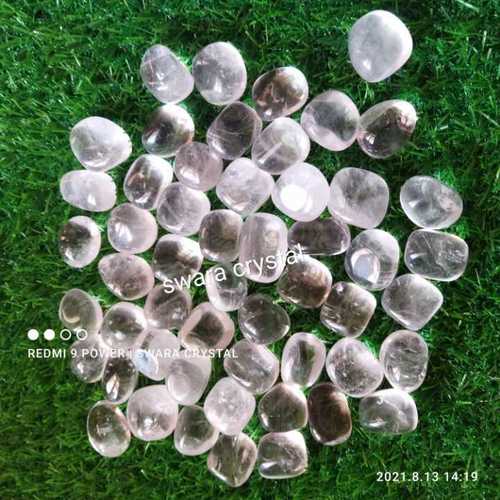 Clear quartz crystal pebbles gemstone By SWARA CRYSTAL