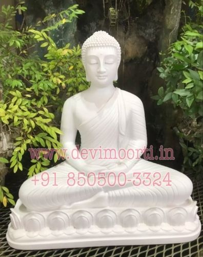 White Marble Buddha Statue