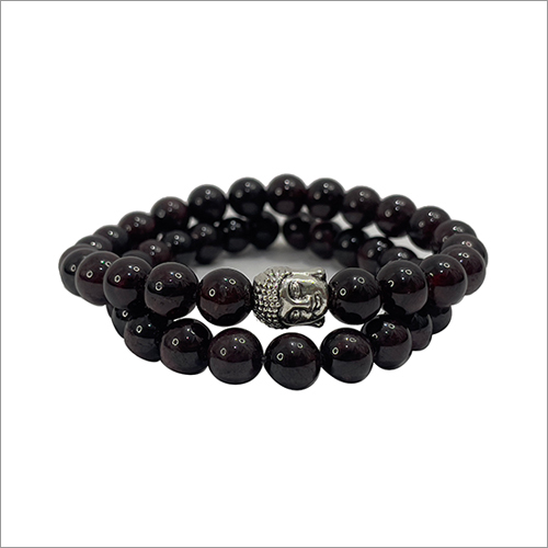 Garnet Bracelet - Natural Garnet Stone, Unisex Fashion Jewelry | Regulates Blood Circulation, Reduces Inflammation and Hemorrhages, Stimulates Hemoglobin, Detoxifies Blood