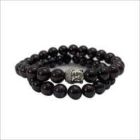 Garnet Bracelet - Natural Garnet Stone, Unisex Fashion Jewelry | Regulates Blood Circulation, Reduces Inflammation And Hemorrhages, Stimulates Hemoglobin, Detoxifies Blood