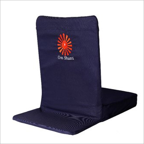 Blue Meditation Chair With Logo