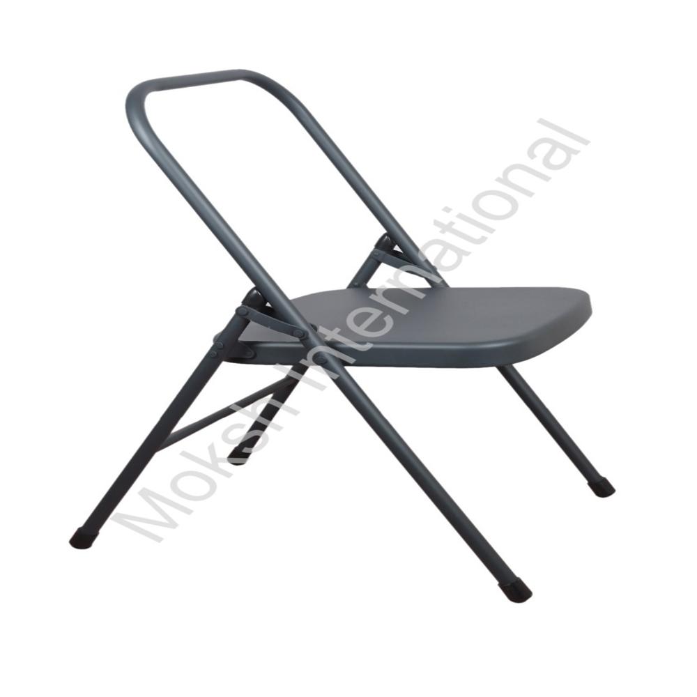 Moksh Iyengar Folding Yoga Chair - Color: Black