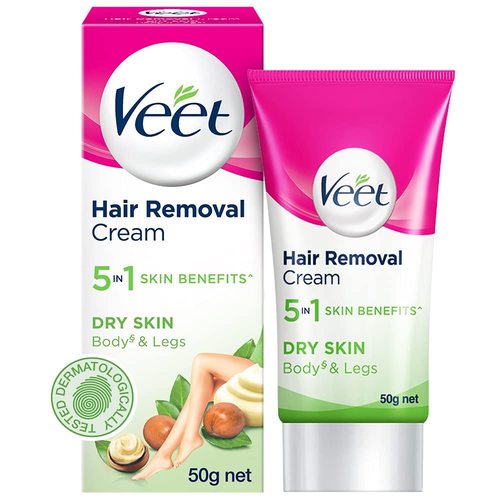 Veet Hair Removal Cream - 50 G (Dry Skin) Age Group: Adults