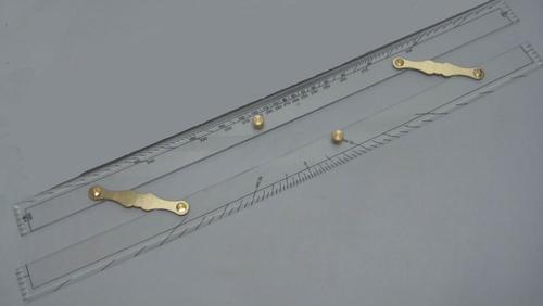 12Inch Brass Parallel Rulers Application: For Civil Work