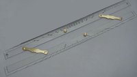 12inch Brass Parallel Rulers Application: For Civil Work
