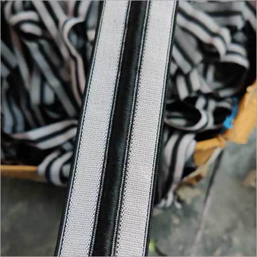 Black And White Double Color Drawcord Elastic Tape