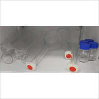Glass Ware Volumetric Flask And Screw Cap Bottle