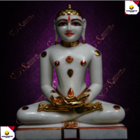 Marble Adinath Jain Statue