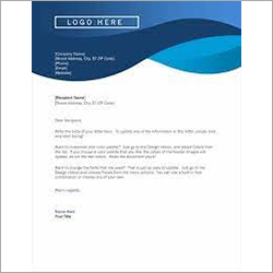 Office Letter Head Printing Service By JASVEE ENTERPRISES