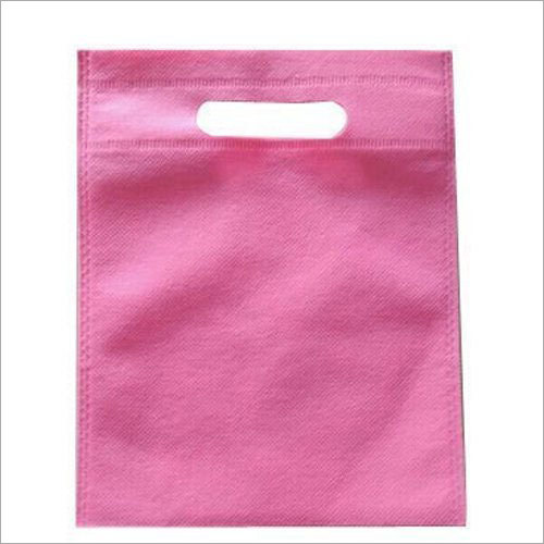8x10 Inch Pink D Cut Non Woven Bag
