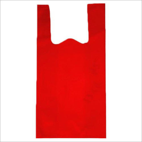 42 Gsm 13 X 16 Inch Red Non Woven U Cut Bag