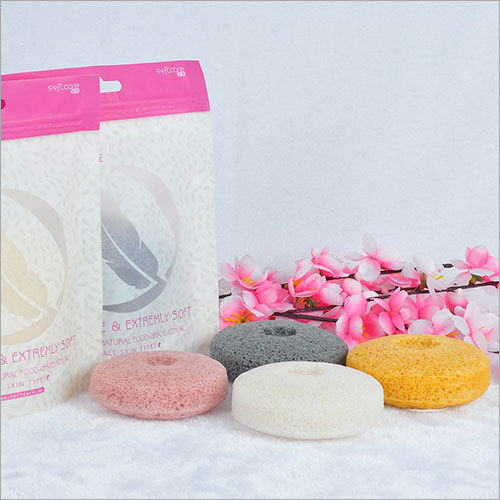 Multicolour Round Cake Makeup Sponge