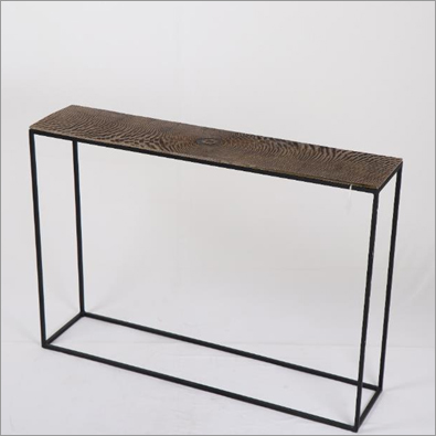 Side Table In Iron With Aluminium Top By F N OVERSEASE