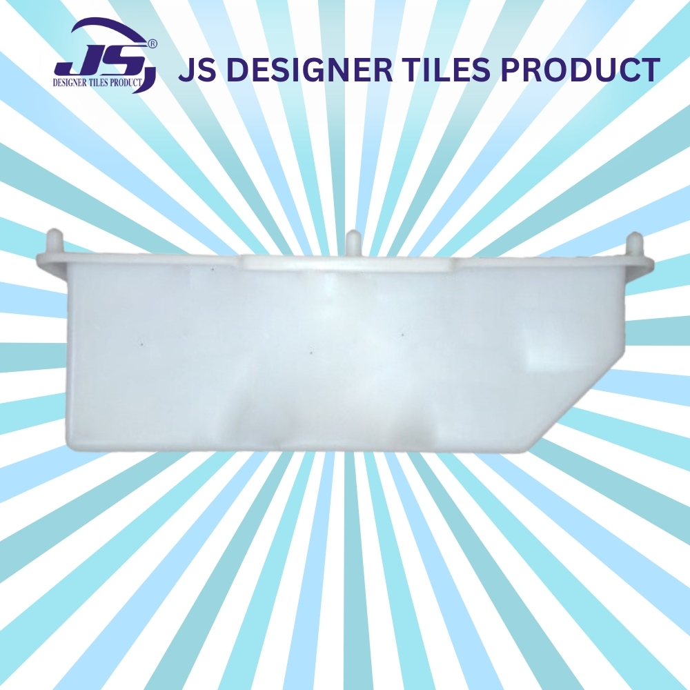 Kerbstone 12x12x4 Taper - Synthetic Silicone Plastic, Molding Material: Synthetic Silicone, Color: White, Mould Life: 1-2 Years
