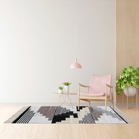 Indian Handmade 100% Cotton New Design Flat Weave Rugs