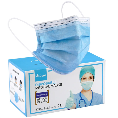 50pcs Disposable 3 Ply Face Mask