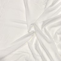 Tuba Rfd Fabric - Polyester, 44 Inch Width, Weight 4 Kg, White Color | Washable, Plain Pattern, Ideal For Garment Use