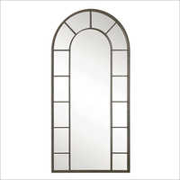 Arched Window Oval Mirror Frame