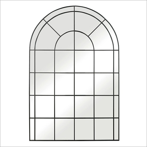 Arched Window Iron Mirror Frame