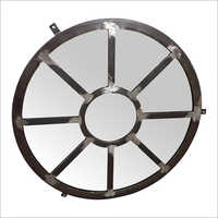 Arched Window Circle Mirror Frame