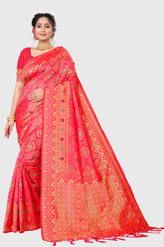 Jacquard Sarees with Blouse