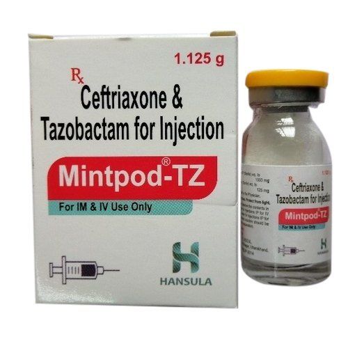 Liquid Ceftriaxone And Tazobactam For Injection