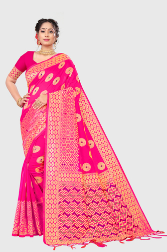 Cotton Jacquard Saree