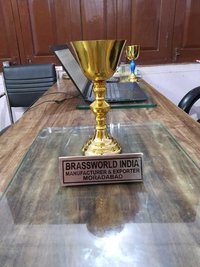 Brass Chalice Antique Engraved With Paten Church Supplies
