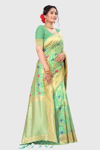 Indian Jacquard Saris