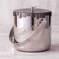 Ice Bucket - Stainless Steel, Medium Size | Trendy Design For Stylish Entertaining