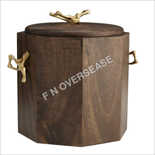 Wooden Crafted Ice Bucket