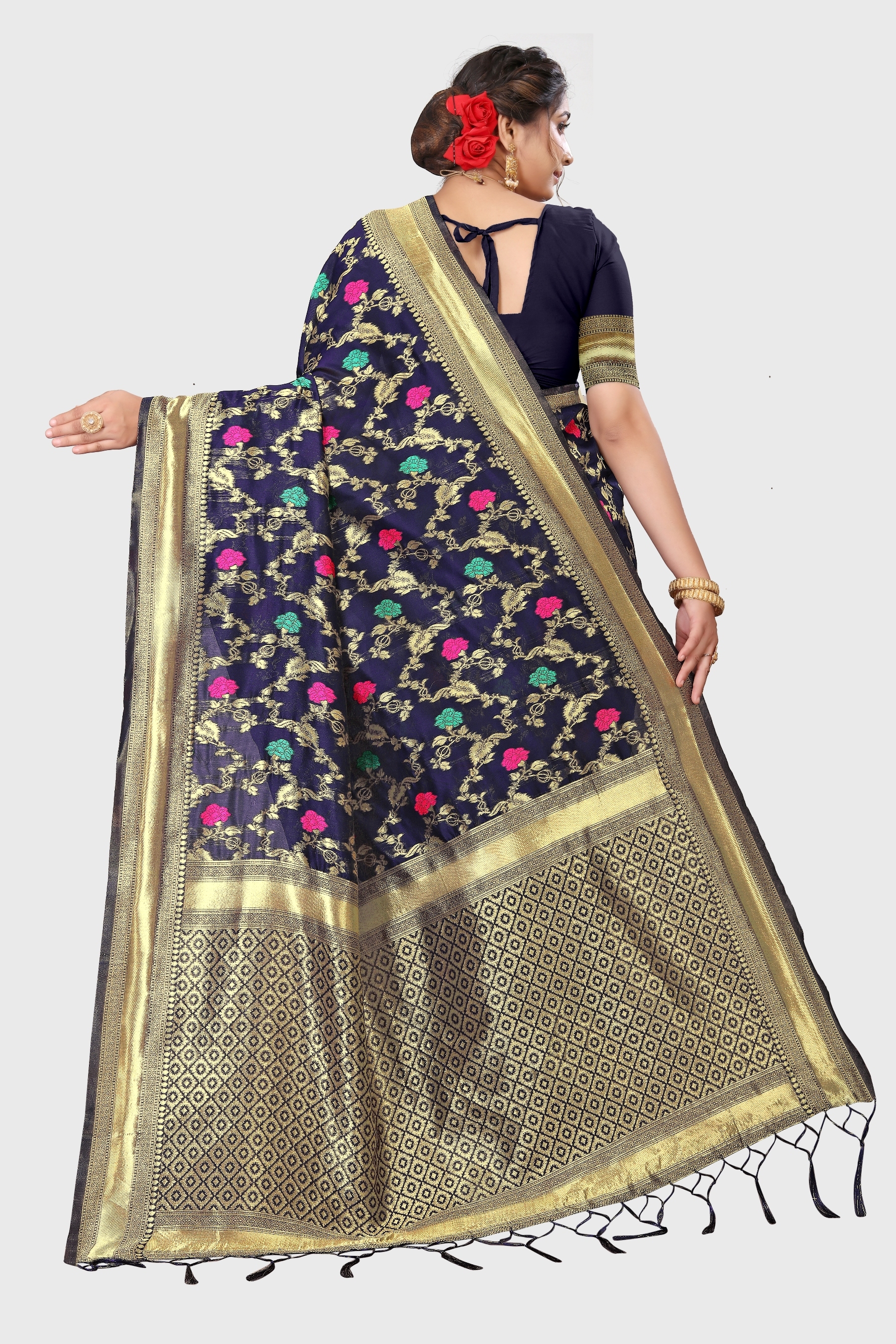 Premium Jacquard Saris
