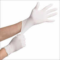 Medical Examination Disposable White Hand Glove