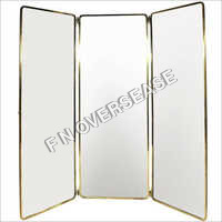 Brass Frame In Polished Brass Finish Mirror